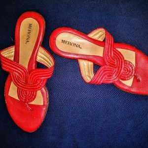 Melon Slide Sandals